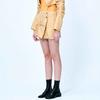 Kimjisu Dozi - Suede Mini Wrap Skirt _ Camel
