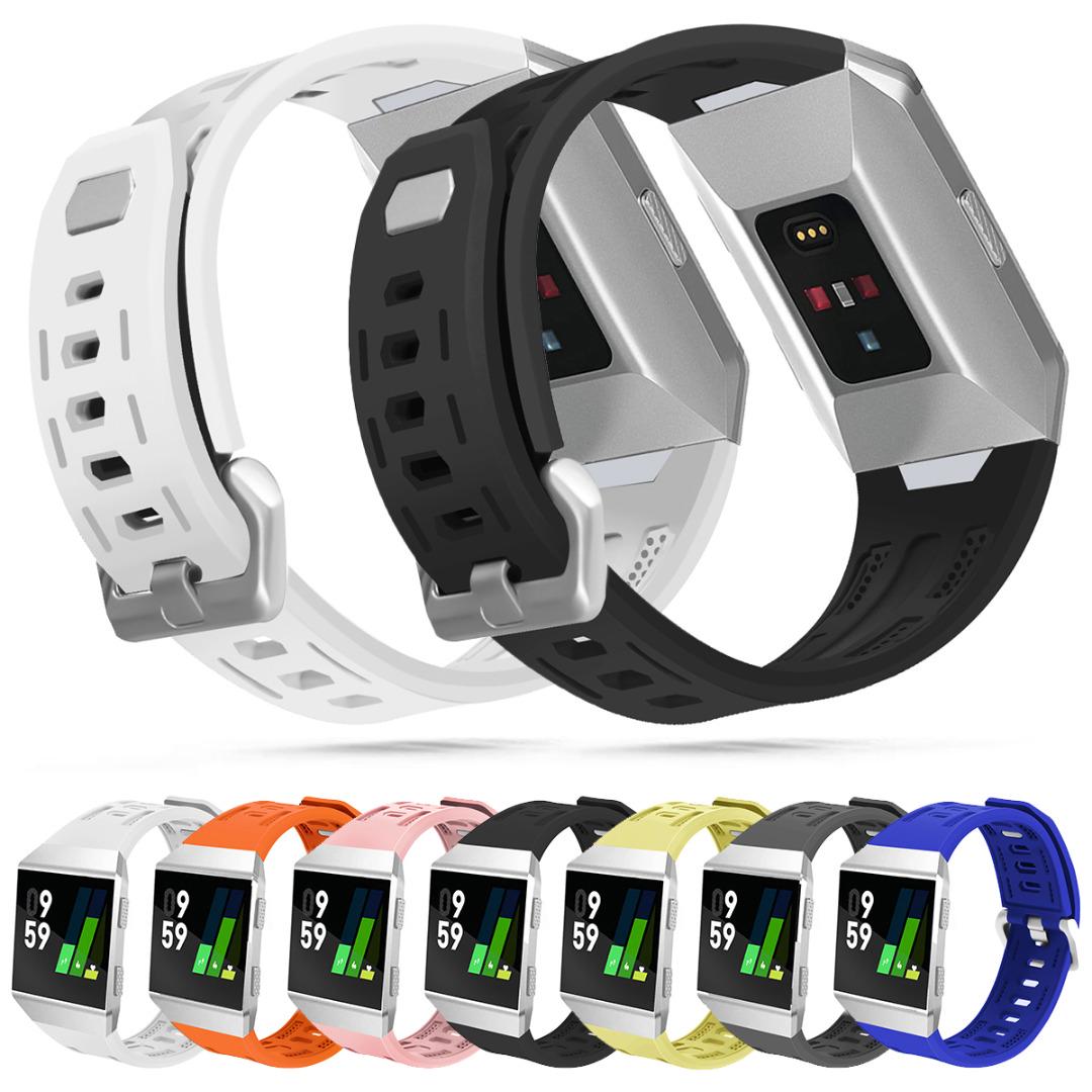 

PDTO For Fitbit Ionic Replacement Sports Silicone Watch Band Strap Bracelet