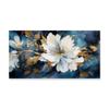 Blue White Flower Boho Large Size Long Poster Wall Art Canvas Modern Painting Print Picture Living Room Home Interior Decor