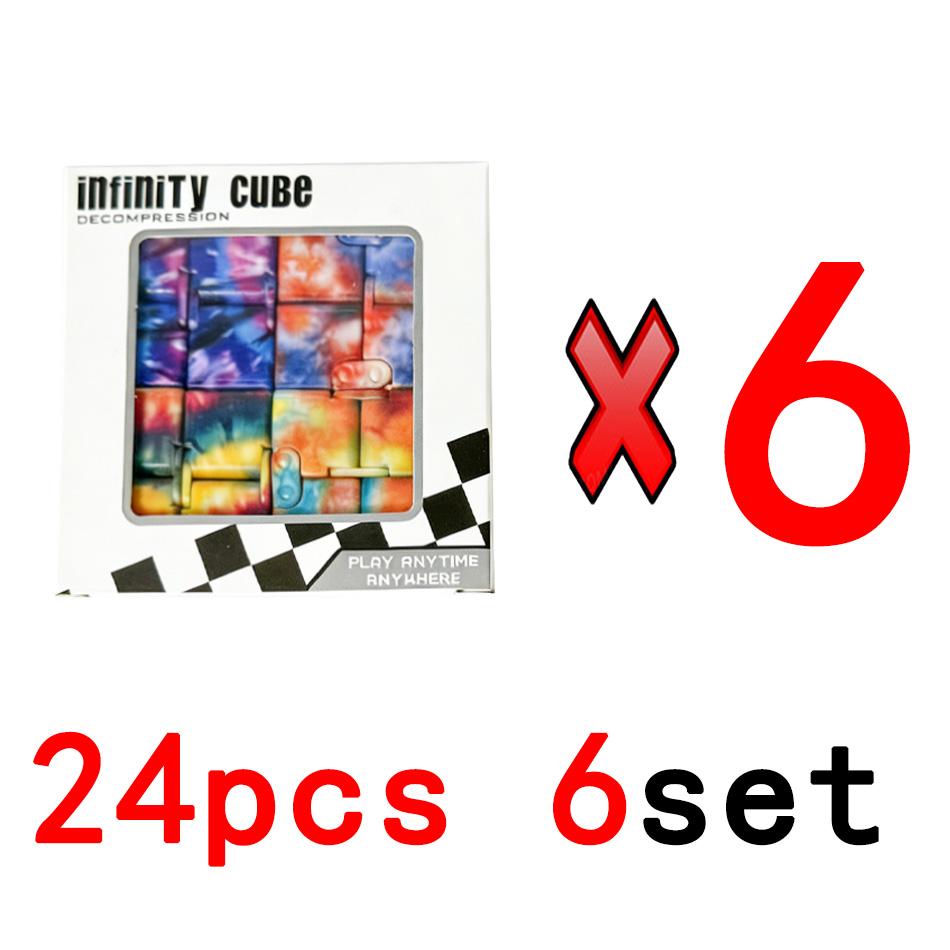 Infinity Cube Flip Adhd Anxiety Toy Fingertips Game Puzzle Antistress Magic Finger Fidget Autism Hand Gift For Children