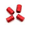 4Pcs Aluminum Tire Valve Caps – Durable Car & Motorcycle Wheel Valve Stem Covers for Rims & Nipples