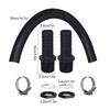 Leak-proof Plastic Connector 25mm Pipe Extension Kit Garden Water Connector  Pipe Link