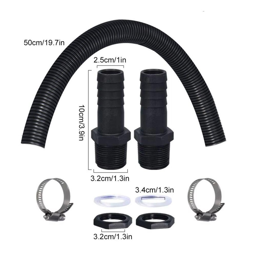 Leak-proof Plastic Connector 25mm Pipe Extension Kit Garden Water Connector  Pipe Link