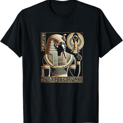 Egypt Shu God of Air Light Cosmic Balance Art T-Shirt