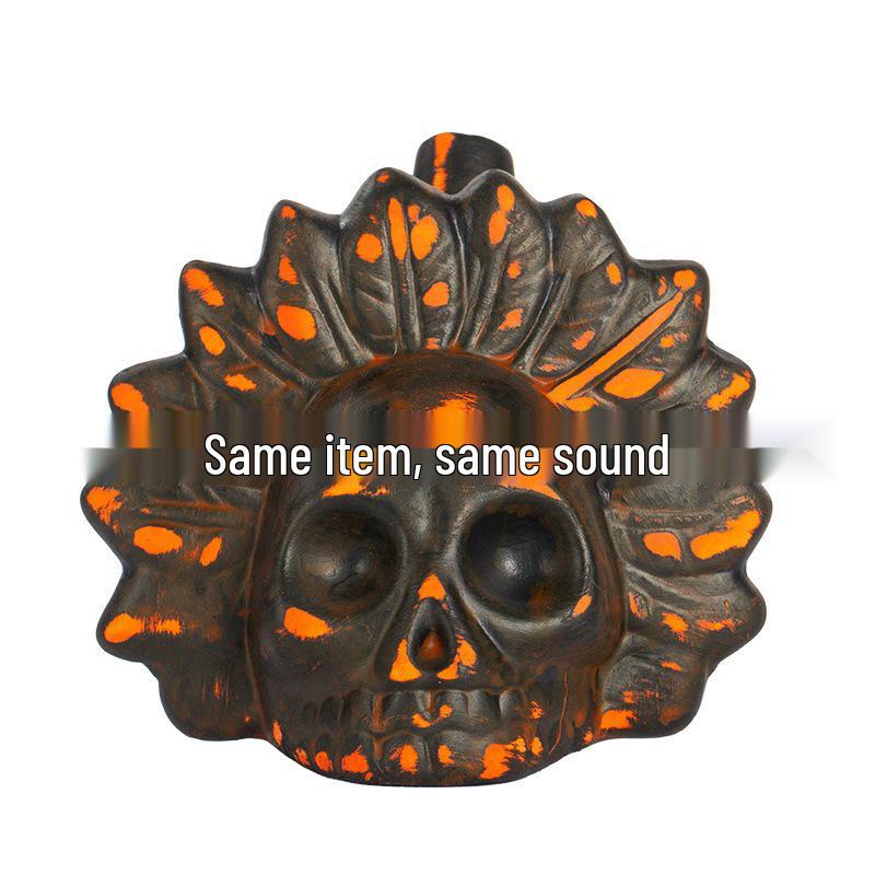 Best-Selling Aztec Whistle Props: Stress Relief Toys with Maya Combat Symbols for Haunted Houses