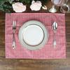 5-Color 30x40cm Plaid Polyester-Cotton Napkin & Placemat: Heat-Insulating, Tea Towel, Photo Background