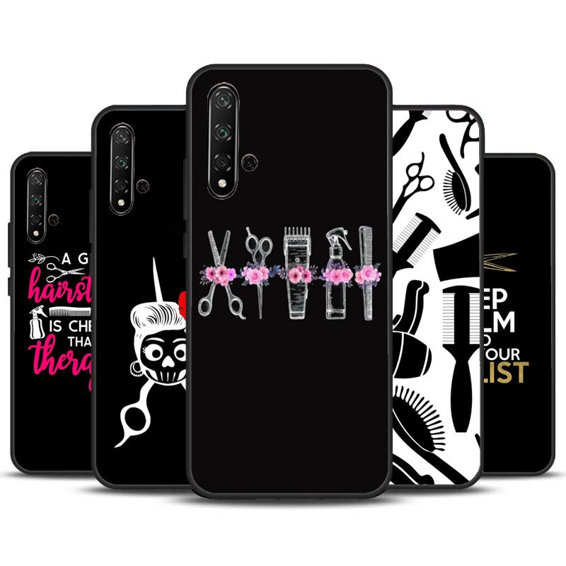 Hair Stylist Hairdresser Phone Case For Huawei Nova 11 Pro 11i 8i 3i 9 10 SE 5T Y60 Y61 Y70 Y90 Y91 P20 P30 P40 Lite