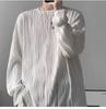 Abstinence High-End Street Style Men's Long-Sleeve Base Shirt Sweatshirt for Spring and Autumn - Trendy, Loose Fit