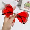 No Ip Womens Heart Shape Handmade Sunglasses With Uv400 Protection For Parties And Stage Shows