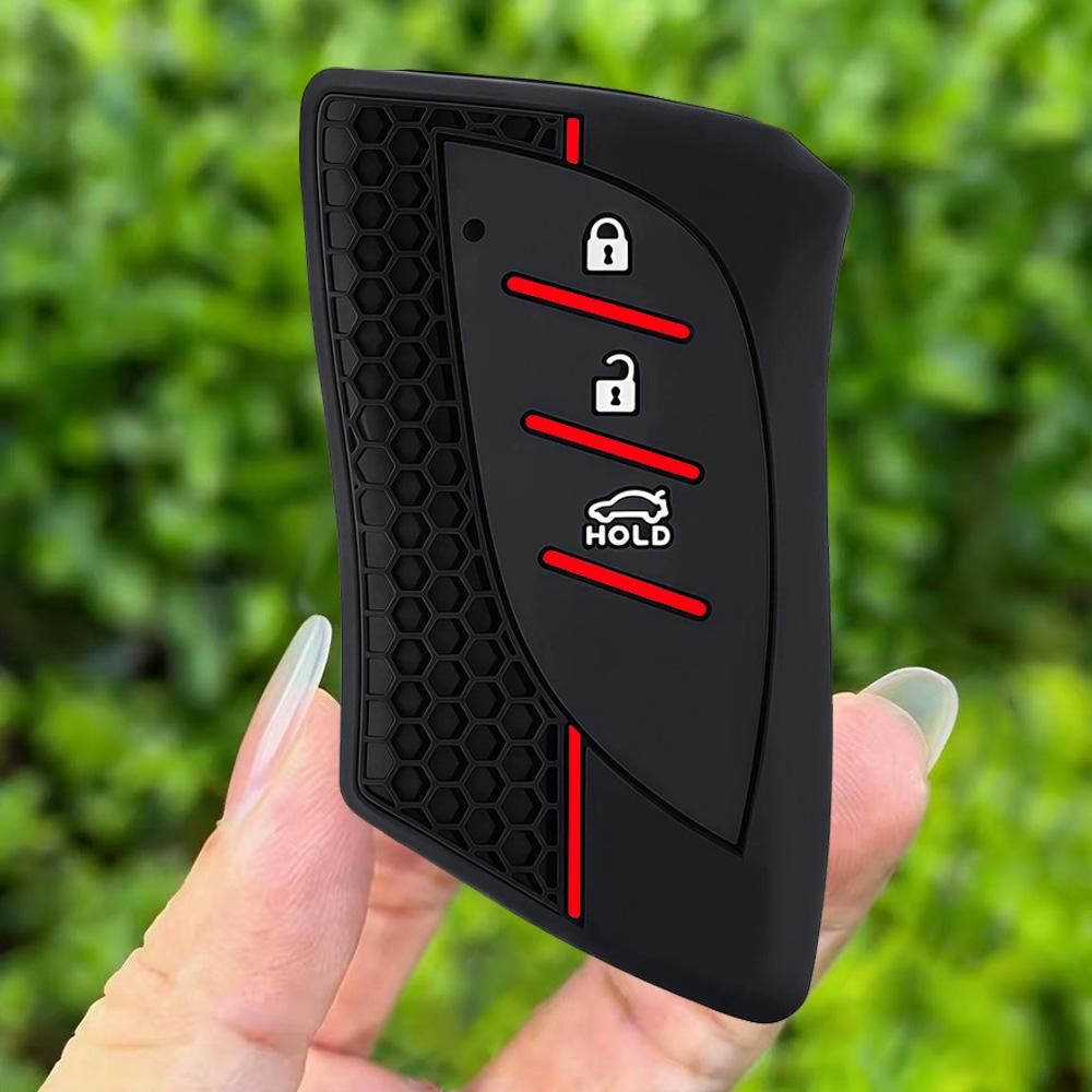 

Keychain Silicone Car Key Fob Case Cover For Lexus NX GS ES UX US RC LX GX IS RX 200 250 250h 350h LS 450h 260h 300h Accessories