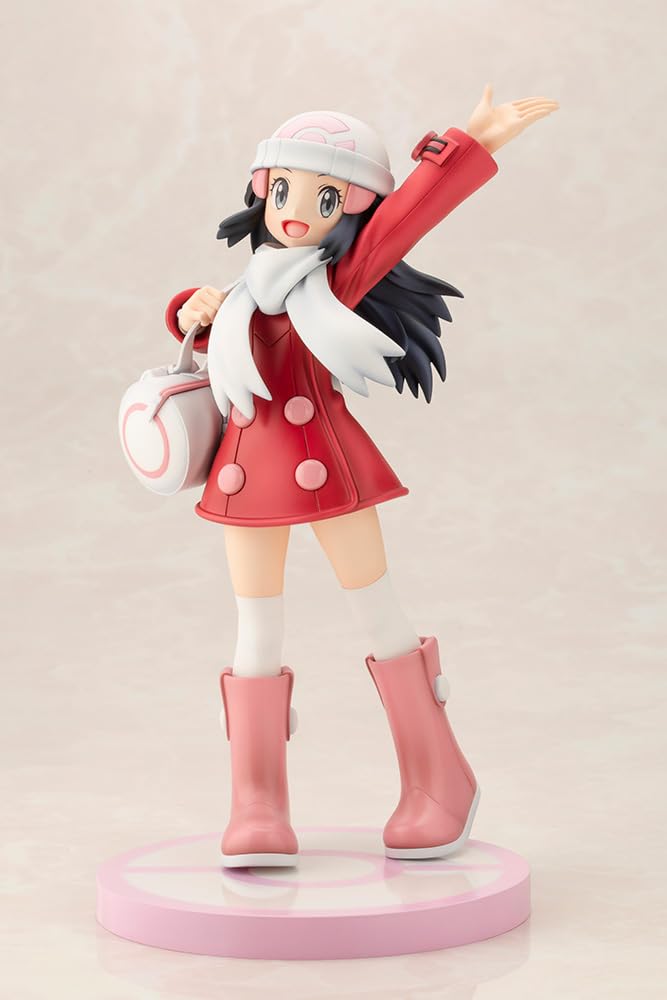 Kotobukiya Series ARTFX J Hikari with Naetle Scale PVC Painted Finished Figure "Pokémon" 1/8