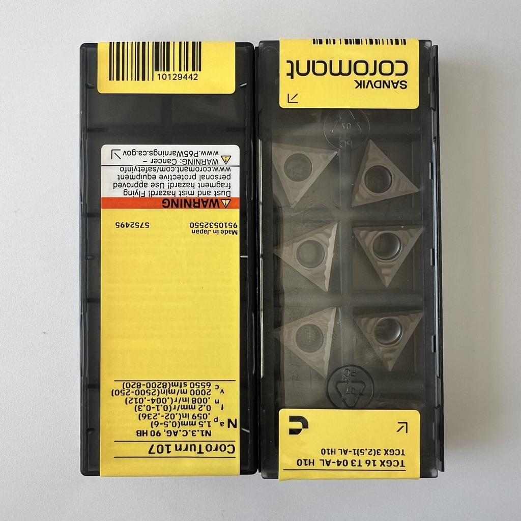 SANDVIK / TCGX16T304-AL H10 / Original Swedish hard alloy blade 10 Pcs