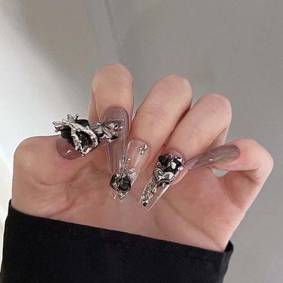 5Pcs/set Nail Supplies Halloween Heart Nail Decorations Nail Art Charms DIY Nail Ornaments Halloween Heart Nail Accessories