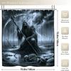 Eternal Shadows And Storms Wall Tapestry For Bold Home Decor, Featuring A Hauntingly Detailed Illustration Of The Grim Reaper