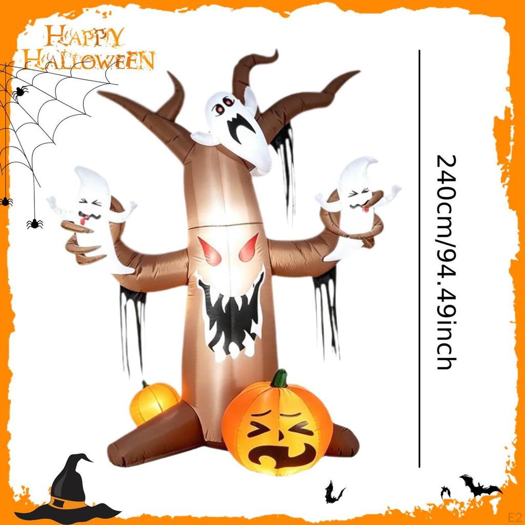 240cm Halloween Inflatable Toy Lighted Blowup Decor for Party Favors Outdoor