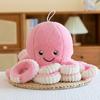Cartoon Octopus Plush Toy Stuffed Animal Doll Bedroom Decoration Gifts Kids