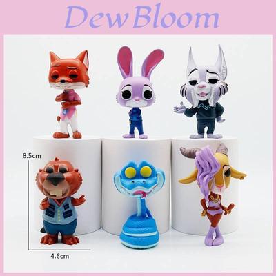 Zootopia Animal Judy Nick Fox Pvc Collectible Figurine Set For Kids And Fans