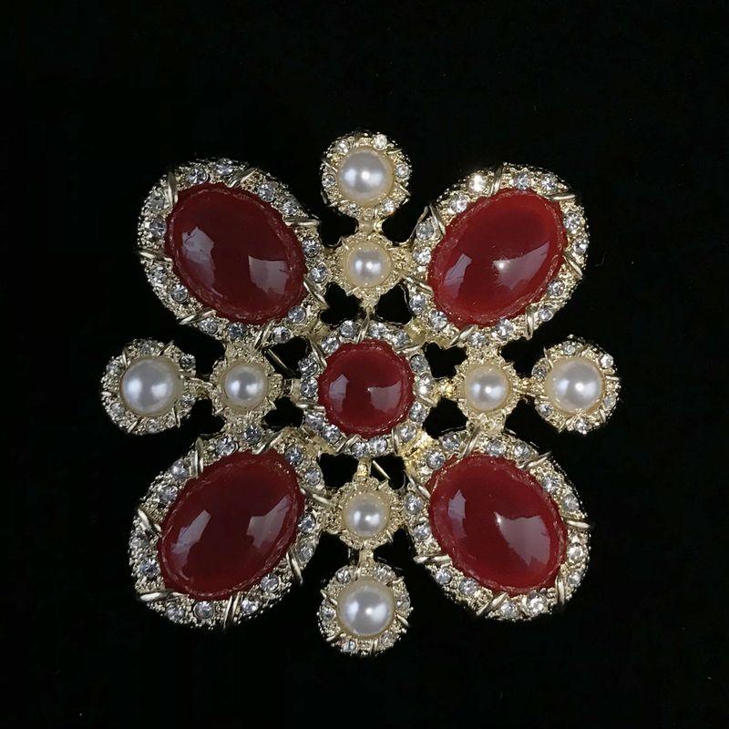 

Жемчужный Европейский Стиль Матовый Винтажный Западный Антикварный [O Four Corner Pearl Red Treasure]]