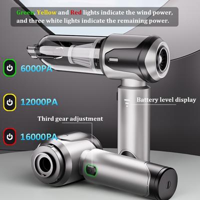 Car Detailing Vacuum Powerful Cordless Car Vacuum Cleaners for Pet Hair Dust Removal Portable Handheld Mini Vacuum for Home