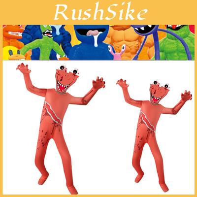 Unisex Roblox Rainbow Friends Halloween Cosplay Costume Jumpsuit With Mask For Kids