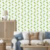 Crocodile Wallpaper White, Lime and Cream for Living Room and Bedroom 50x1000
