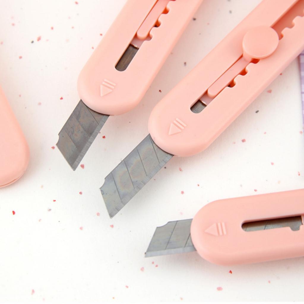 Cute Cartoon Modeling Mini Utility Knife Cinnamoroll Handbook Knife Stationery Handmade Knife Black Beauty Open Express Knife