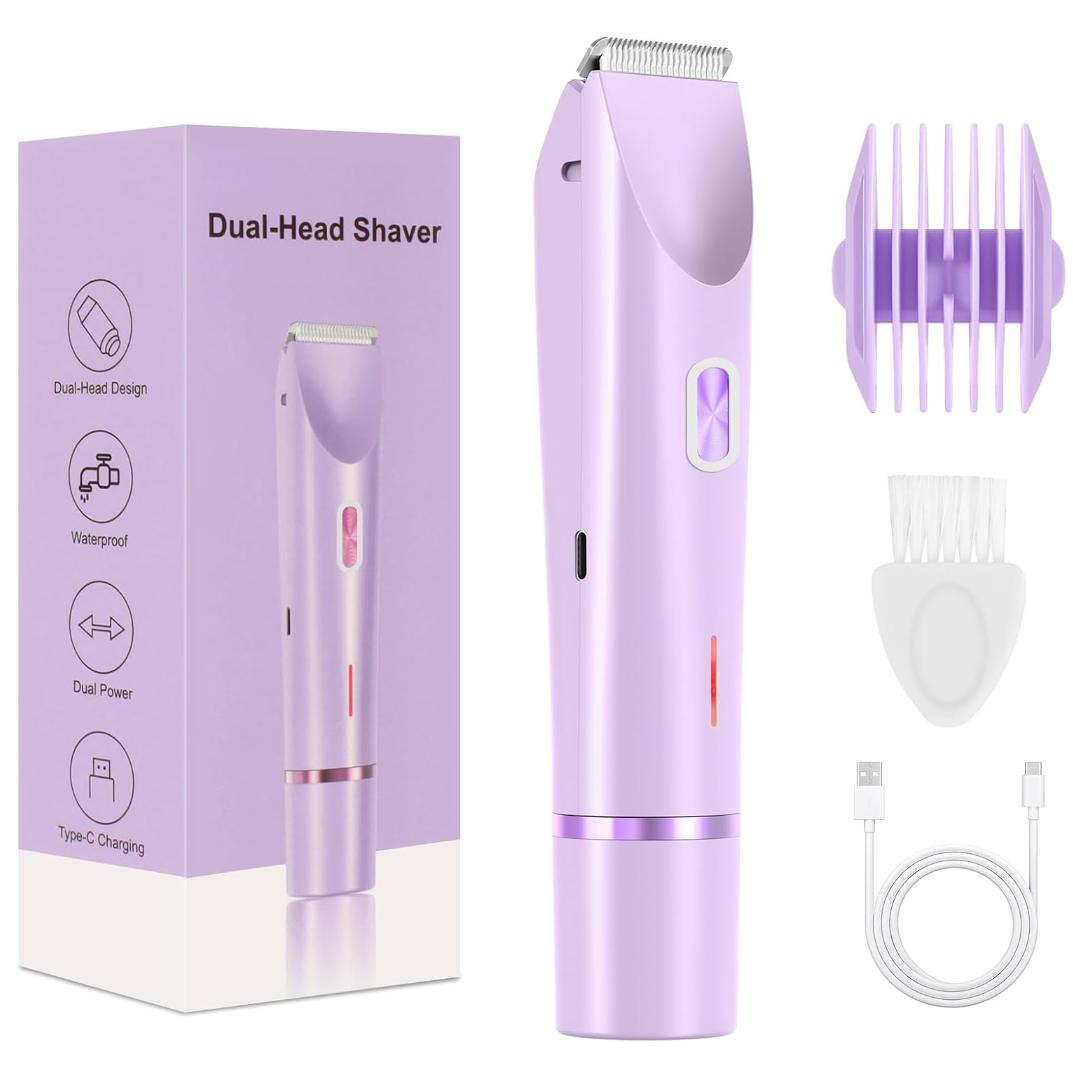 

2025 Новая бритва для зоны бикини Glow Aura, бритва для тела Glowshave 2-в-1 для женщин