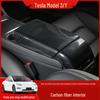Tesla Model 3/Y Carbon Fiber Interior Console & Steering Wheel Trim