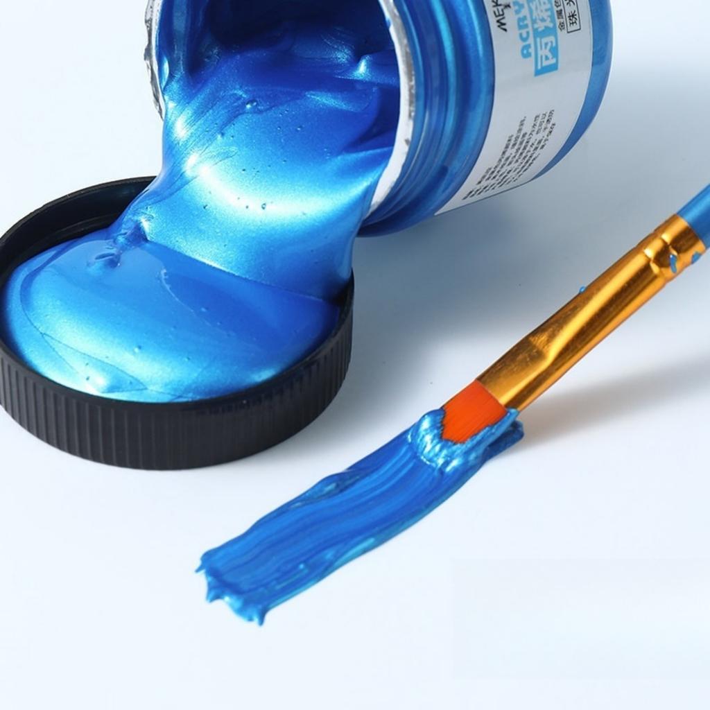 100ml Dual Chrome Color Shift Acrylic Paint Metallic Body Cosmetic Holographic Pigment Powder for Car Motorcycle Helmets DIY