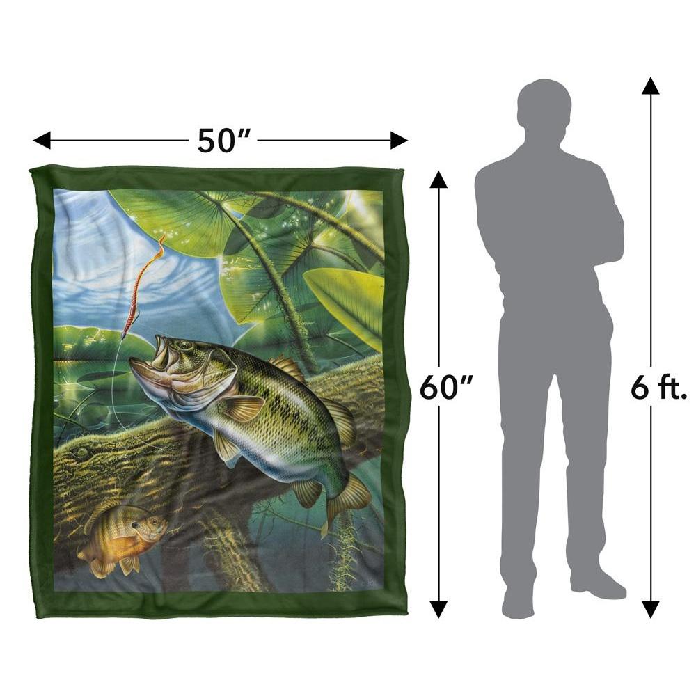 JQ Licensing Silky Bass Supersoft Blanket