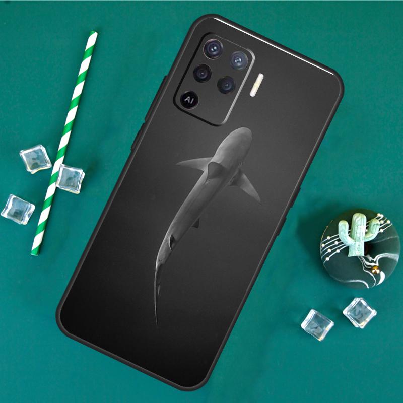 Shark and Killer Whale Phone Case For Oppo A18 A38 A58 A78 A98 A40 A60 A80 A91 A15 A17 A74 A94 A54 A57S A16 A76 A96