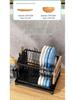 Cross-border Kitchen Dish Rack Set: Bowl, Plate, Knife & Chopstick Holder with Cutting Board Rack & Drip Tray