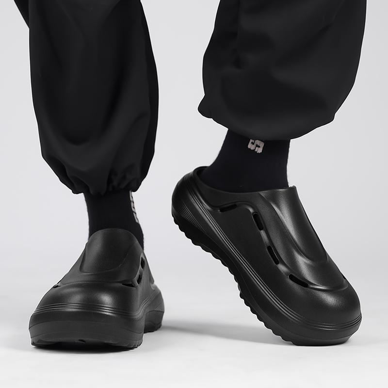 Sandali da uomo estivi Pantofole da spiaggia Pantofole da esterno alla moda Scarpe casual da spiaggia per sport acquatici Infradito cave traspiranti Sneaker da uomo economica Aqua