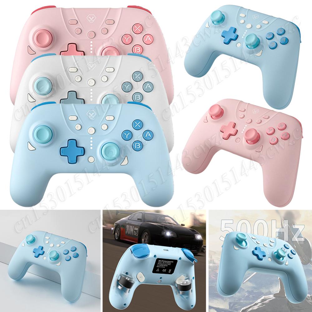 Game Controller Bluetooth-Compatible with Dual Hall Effect Joystick Console Controller 3 Modes for Nintendo Switch PC Steam Deck