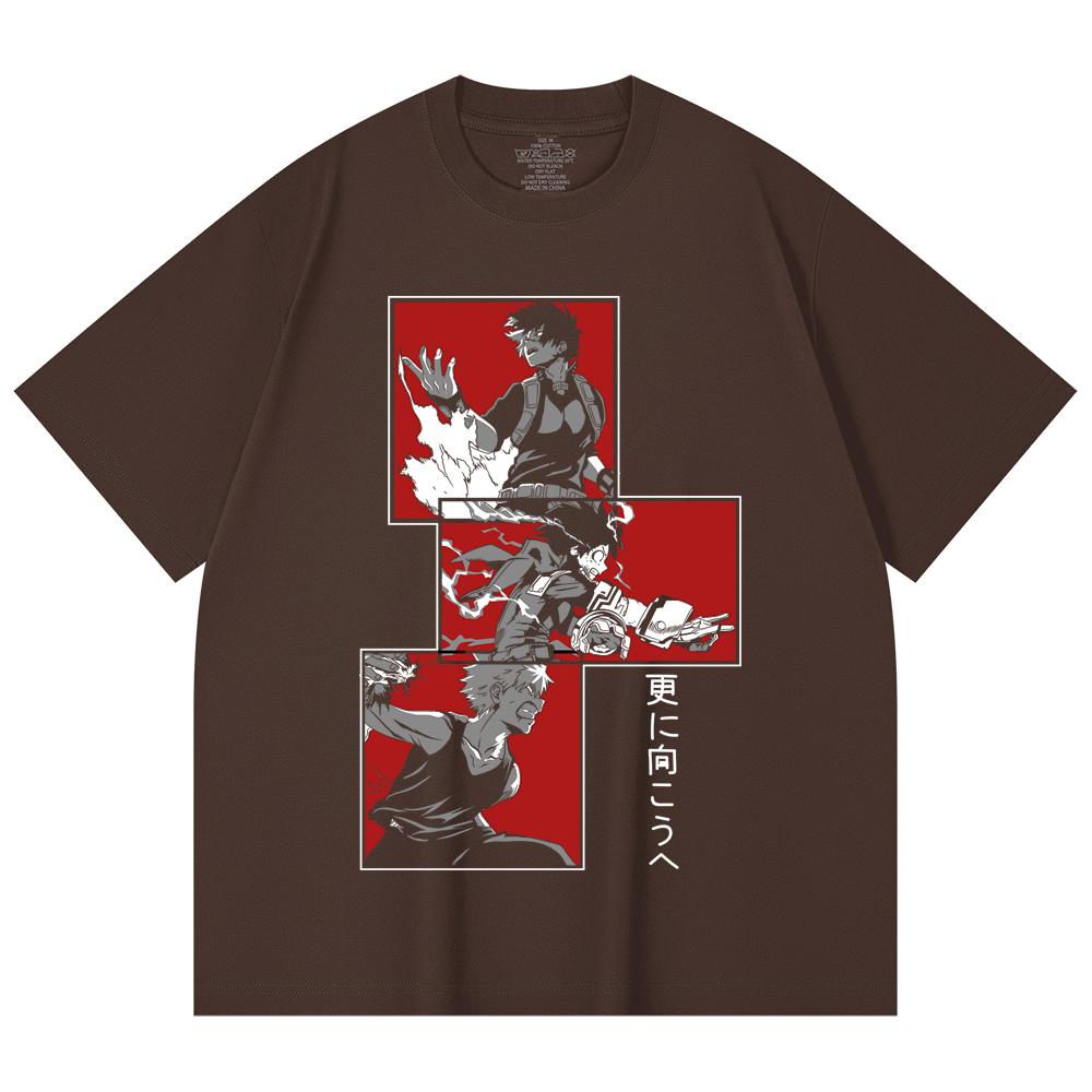 230 Gsm 100% Cotton My Hero Academia V22 Print Unisex Heavy Cotton T Shirt