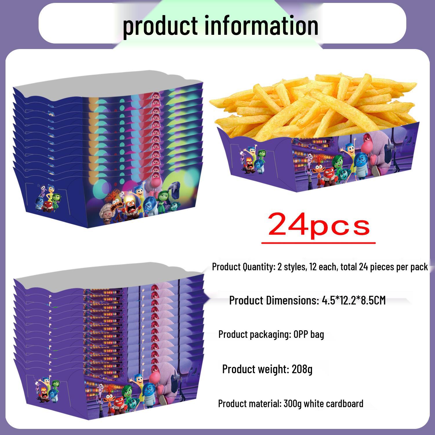 In Stock: Cloudy with a Chance of Meatballs French Fry Box for Parties and Gatherings