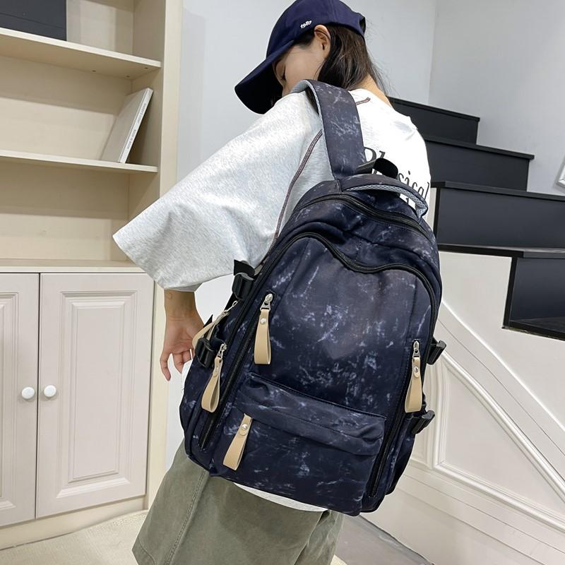 Tie-Dye Rucksack Mittelschüler Leichter Schulrucksack Rucksack mit großer Kapazität