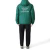 adidas Originals Adicolor Trefoil Logo Reversible Hooded Down Jacket HZ0690, Black, Padded, Men's [L-Black-Green (HZ0690)]