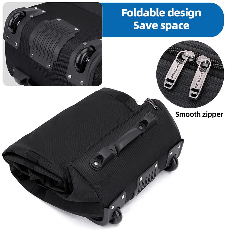 Portable Travel Bag, Tug Bag, Travel Outdoor Wheel Bag, Duffel Bag, Clothes Storage Bag, Large Shoulders Backpack