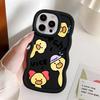 Soft Phone Cover Case for iPhone 16 Pro Max 14 13 17 Air 11 XR 8 12 15 Plus Cartoon Duck