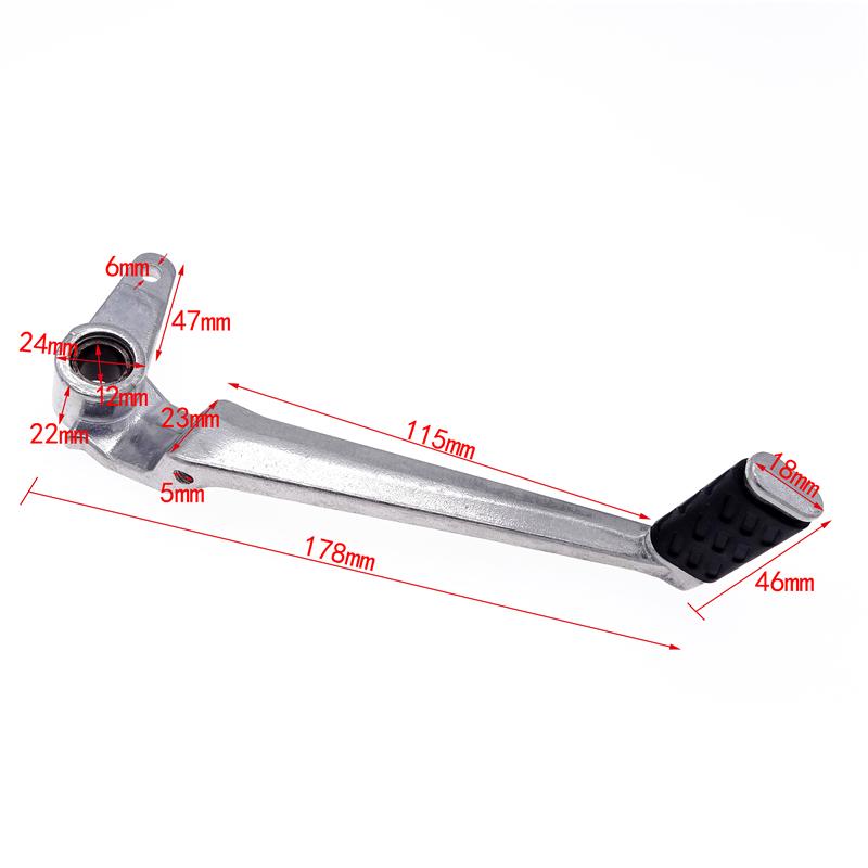 1 Pcs For Ducati 1198 1198R 1198S 1198Sp 1098 848 Evo Aluminum Motorcycle Rear Brake Lever Rear Foot Brake Rest Pedal