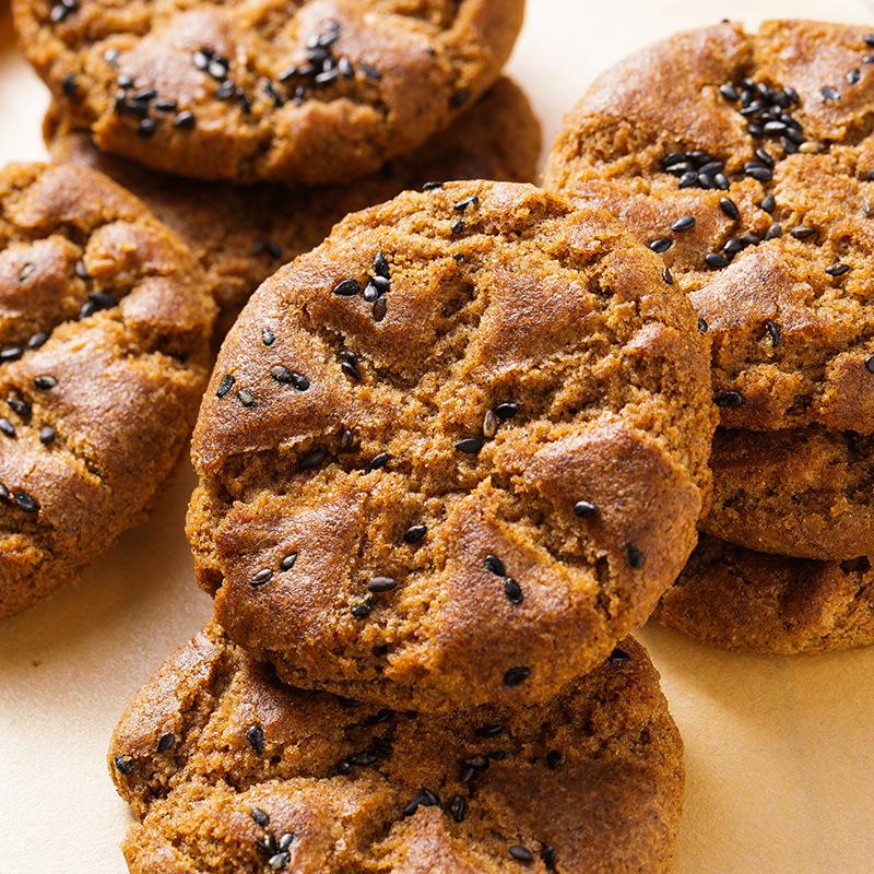 Black Peach Crisp Xylitol Biscuits - No Added Sugar, 10 Grain Mix, Elderly Snack, 308g