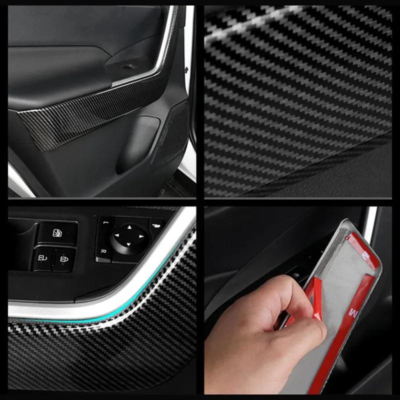 For Toyota RAV4 XA50 -   2024 Interior Car Door Armrest under Frame Strips Decoration Cover Trim ABS Accessories