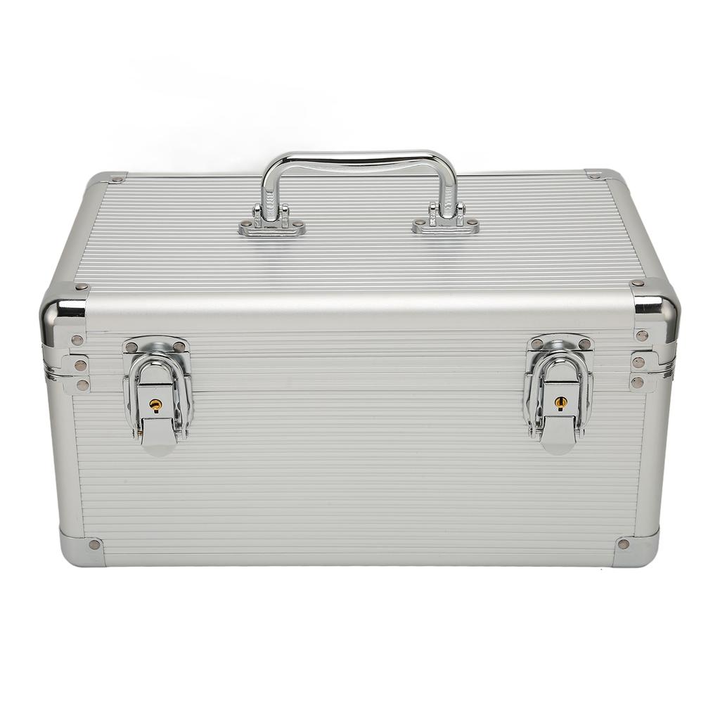 Hard Drive Storage Box 10 Bay Shockproof Hard Drive Storage Case with Security Lock 1 Tool Placement for 3 5in Hard