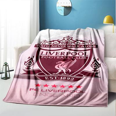 Liverpool F.C Pattern Blanket for Home Decoration, Bed, Sofa, Car Travel, Camping, Suitable for All Seasons, Birthday Christmas Gift