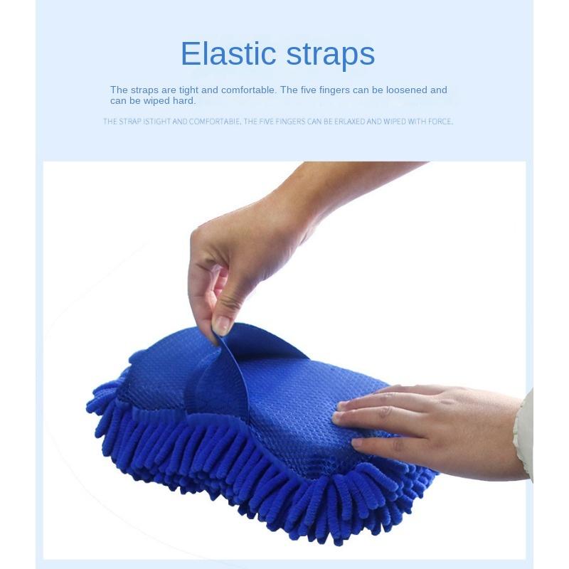 Houba na mytí auta 1 ks z mikrovlákna, chenille, mycí kartáč, čisticí nástroj, ručník na mytí auta, rukavice, stylingové příslušenství, gadget
