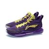 Li Ning Yu Shuai 13 Low Lakers Colorway Mid-Top Basketball Shoes Men Basketball Shoes Yellow Purple ABAQ013-4