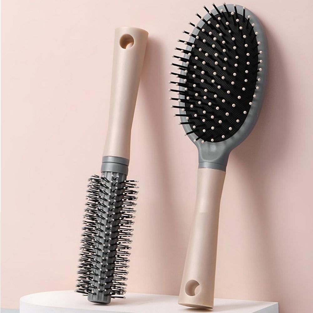 Schnelleres Föhnen Haarbürsten Belüfteter Gebogener Lockenkamm Mode Kissenbürste für Frauen