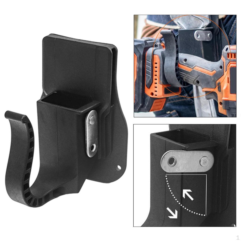 Belt Clip Hook Lightweight Practical Drill Holder Anti Drop for Carpentry Mallet