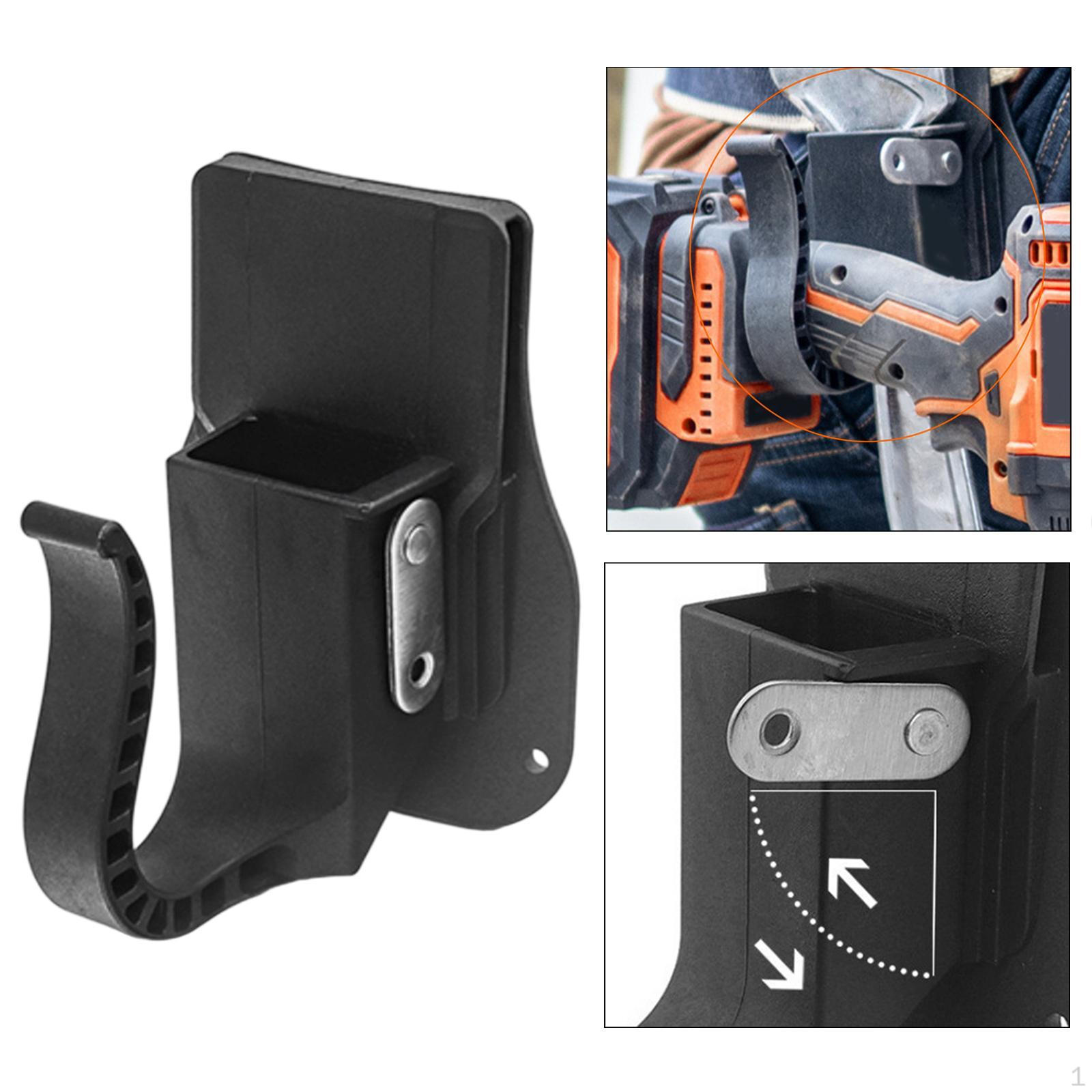 

Belt Clip Hook Lightweight Practical Drill Holder Anti Drop for Carpentry Mallet